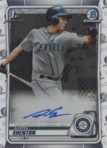 2020 Bowman Chrome - Austin Shenton #CPA-ASH