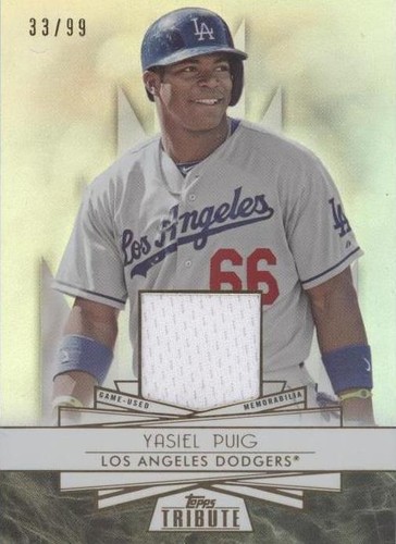 2014 Topps Tribute - Yasiel Puig #FYR-YP