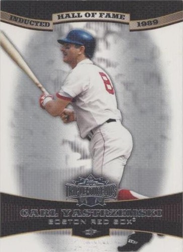 2006 Topps Triple Threads - Carl Yastrzemski #67