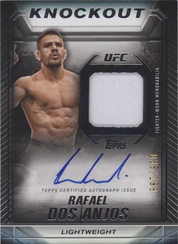 2024 Topps UFC Knockout - Rafael dos Anjos #KAR-RDA