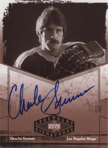 2004-05 Upper Deck Legendary Signatures - Charlie Simmer #CS