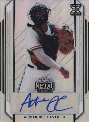 2021 Leaf Metal Draft - Adrian Del Castillo #BA-ADC