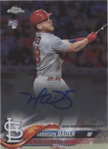 2018 Topps Chrome - Harrison Bader #RA-HB