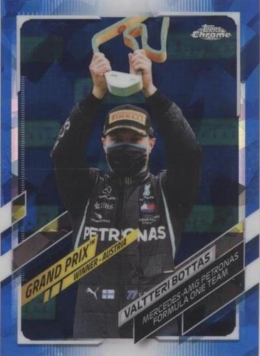 2021 Topps Chrome Sapphire Edition Formula 1 - Valtteri Bottas #138