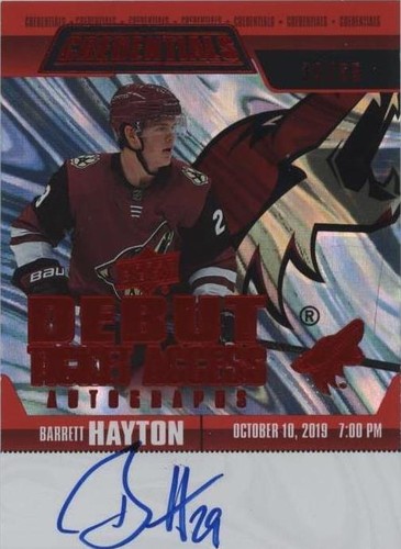 2021-22 Upper Deck Credentials - Barrett Hayton #RTAA-BH