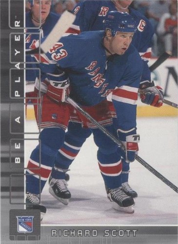 2001-02 In the Game Be A Player Memorabilia - Richard Scott #370