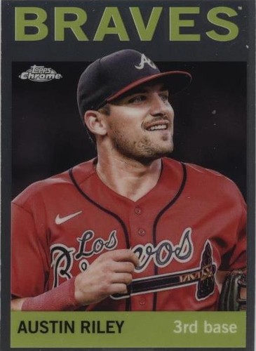 2023 Topps Chrome Lids Mitchell & Ness - Austin Riley #64-5
