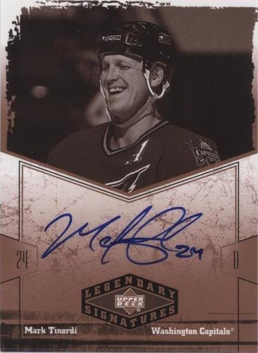 2004-05 Upper Deck Legendary Signatures - Mark Tinordi #MT