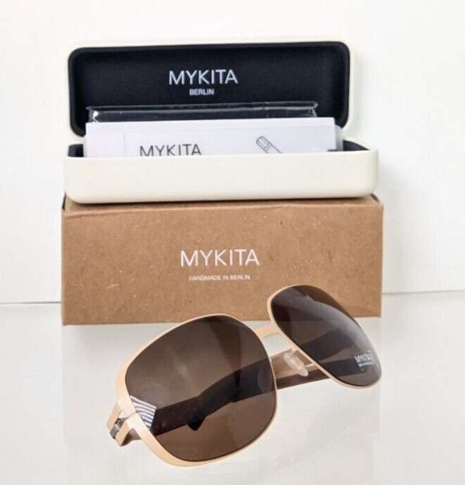 Pre-owned Mykita Brand Authentic  Sunglasses Helen Col. 094 63mm Frame In Brown