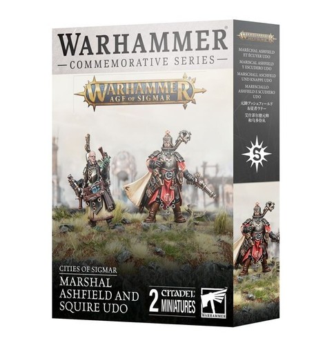 ウォーハンマー Marshal Ashfield and Squire Udo Warhammer+ Year 4: Cities of Sigmar – Marshal Ashfield and