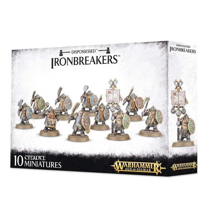 Warhammer AoS Cities of Sigmar Dispossessed Ironbreakers/Irondrakes NEW NO BOX