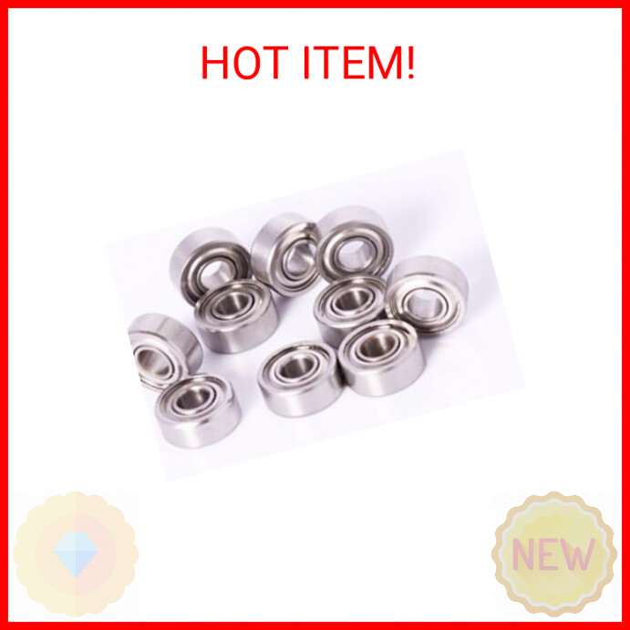 Acer 4x10x4mm Ball Bearing Stainless 10pcs MR104 Bearing 4x10mm Fishing Reel Bea