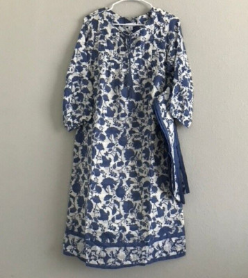 Studio Park x Amy Stran Dress Removable Belt - Blue (Sz Large Tall) a648607 '