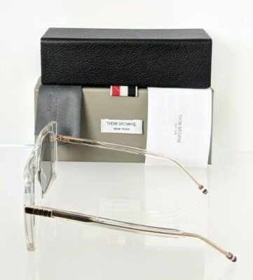 Pre-owned Dita Brand Authentic Thom Browne Sunglasses Tbs 419-a-03 Clr-gld Tbs419 Frame In Gray