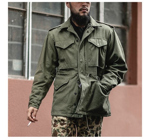 60s US ARMY M51 FIELD JACKET アタリ アジ フェード Bronson Retro