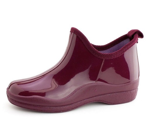 New Women's Short Rain Boots Garden Ankle Shoes Fashion Print Colors, Size: 6-11