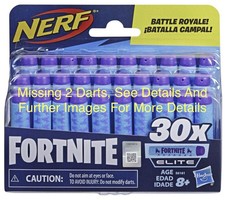 Nerf Official Fortnite 28x Dart Elite Refill Pack Battle ...