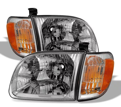 For 2000-2004 Toyota Tundra Regula/Access Cab Headlights+Parking Corner Lights