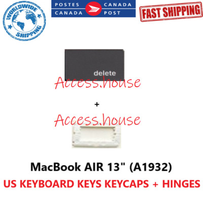 New US Keyboard Keys Keycaps Clips Hinges for Macbook AIR 13'' RETINA A1932