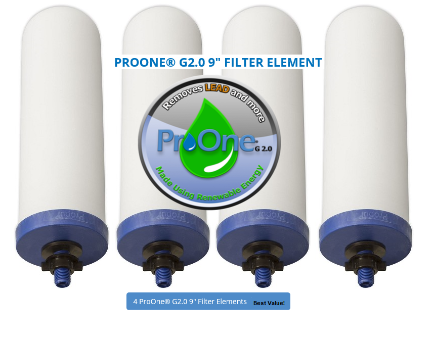 ProOne G2.0 Filter Element 9 inch G2.0, 7 inch G2.0, 5 inch G2.0 & M filter