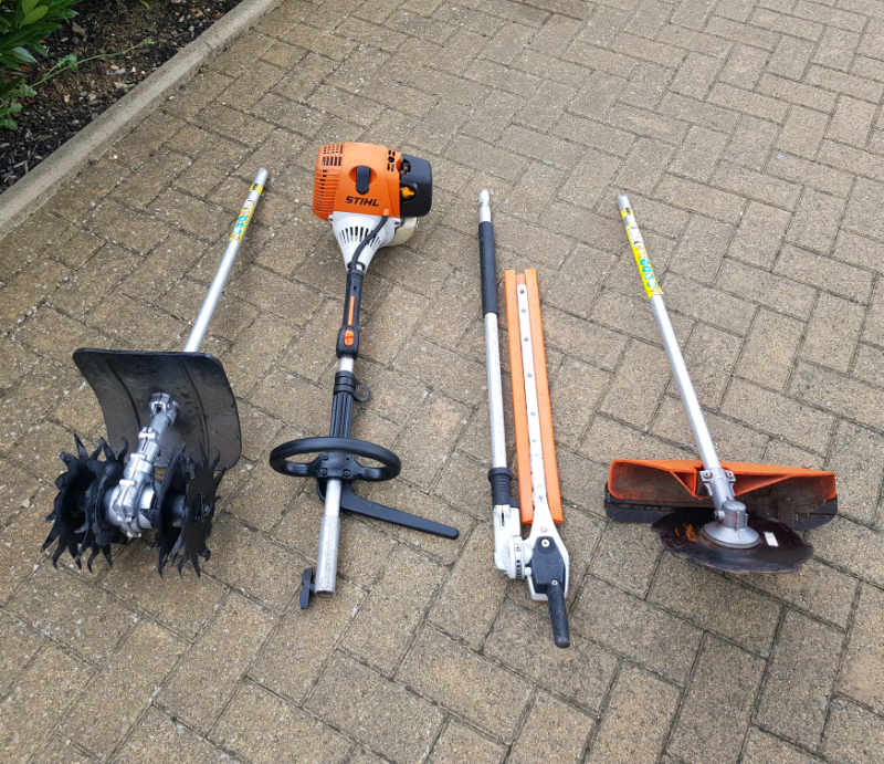 Stihl Petrol KM130R Combi Hedge Brush Cutter Cultivator Attachments