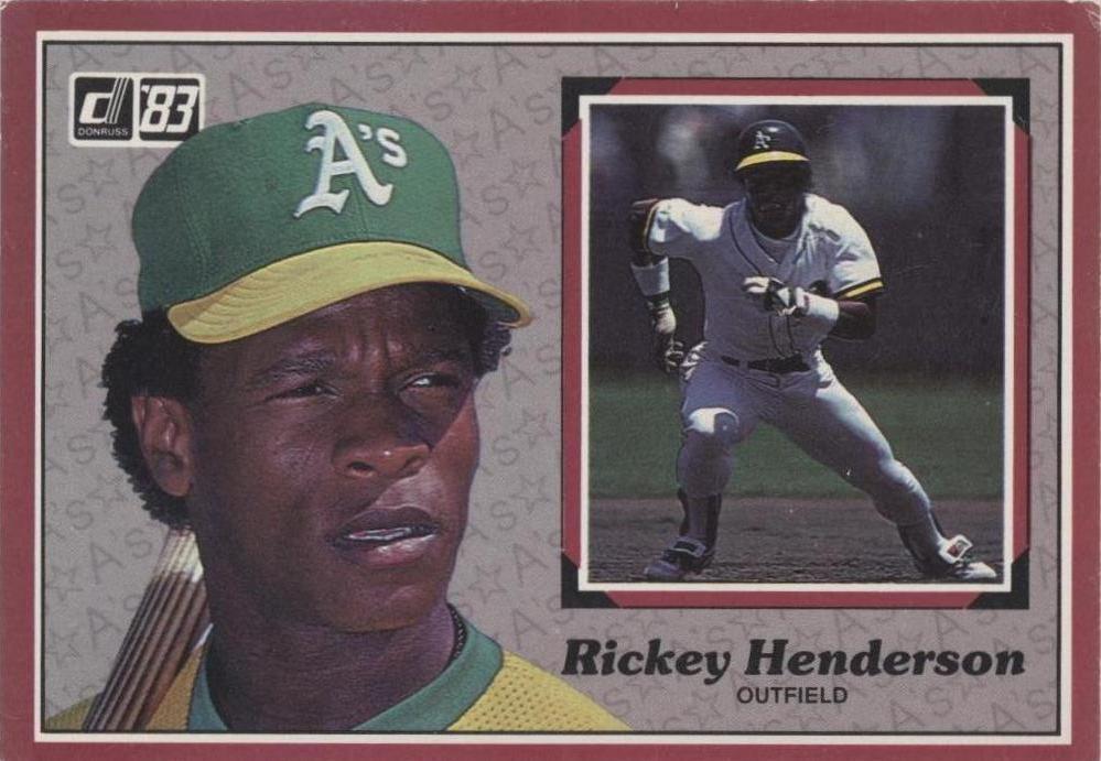 Donruss Action All Stars 1983 - Rickey Henderson #22