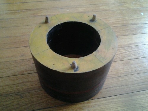 ANTIQUE MACHINE AGE INDUSTRIAL WOOD FOUNDRY MOLD PATTERN STEAMPUNK