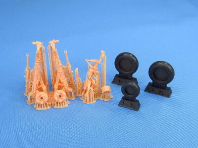 1/48 Lockheed Martin F-35A Lightning II Landing Gears for Meng Model