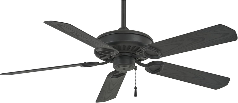 F589-TCL Sundowner 54 Inch Outdoor Pull Chain Ceiling Fan in Textured Coal Finish