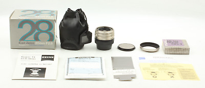 [Unused in Box Hood] Contax Carl Zeiss Biogon T* 28mm F2.8 Lens G1 G2 From JAPAN