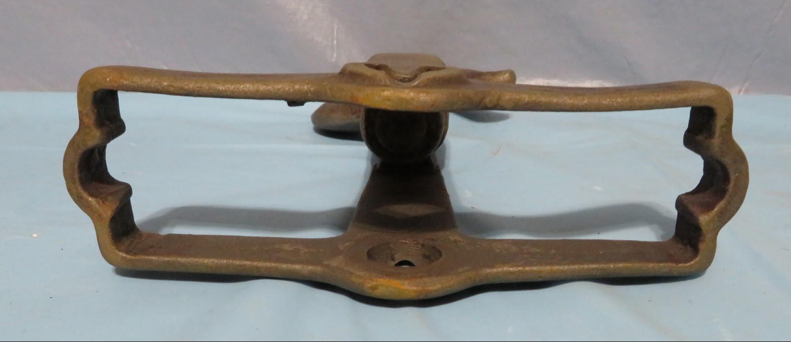 Vintage Industrial Machine Age Swivel Chain Fall Hook Steampunk Art Lamp Part