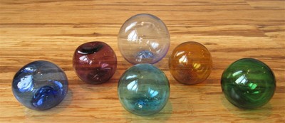 Nautical Resin Buoys Floats Seaside Beach House Marine.....