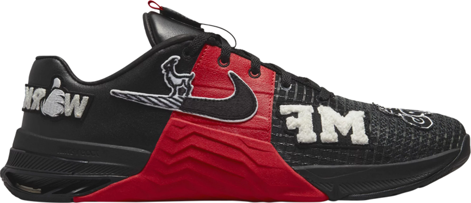 

Кроссовки Nike Metcon 8 Mat Fraser PE Black Red White DO9387-001 мужские 9, Черный, Nike Metcon