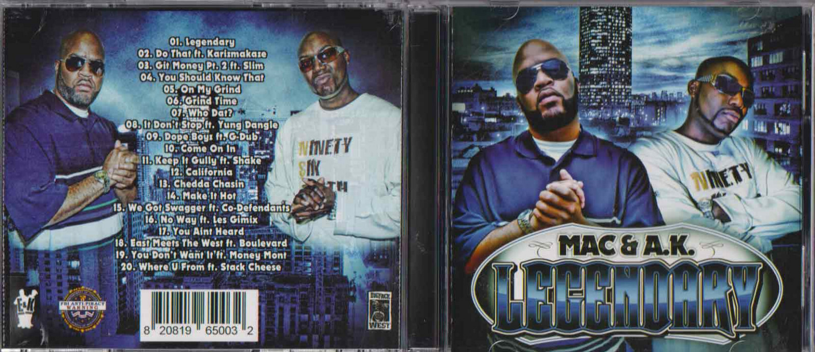 MAC & A.K. 　G-RAP G-FUNK Mac & A.K. - Legenday Cali Bay Rap G-Funk !@#$ | eBay