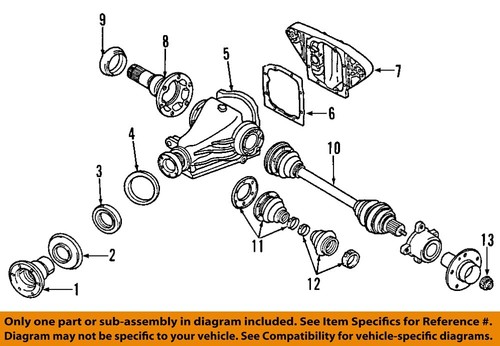 BMW OEM 91-21 1 Series M Rear Suspension Axle Differential