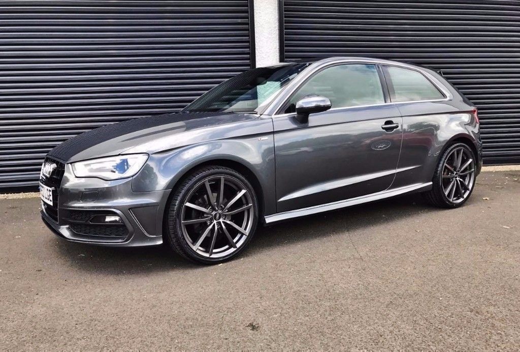 2013 AUDI A3 1.6 TDI 105 S LINE 3 DOOR DAYTONA GREY FINANCE AVAILABLE in Cullybackey, County