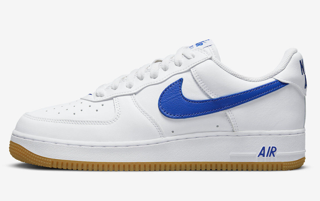 Мужские кроссовки Nike Air Force 1 Low Retro White Gum Royal Blue DJ3911-101