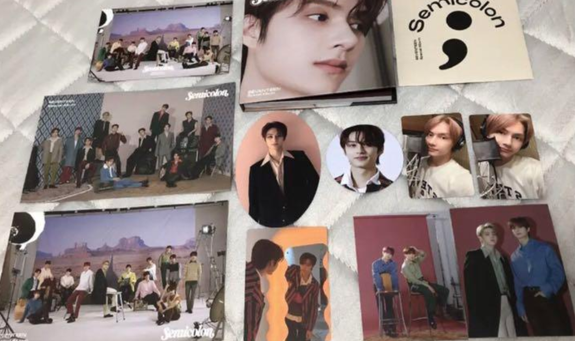 semicolon ジュン セット SEVENTEEN JUN Semicolon complete set photocard weaving kit