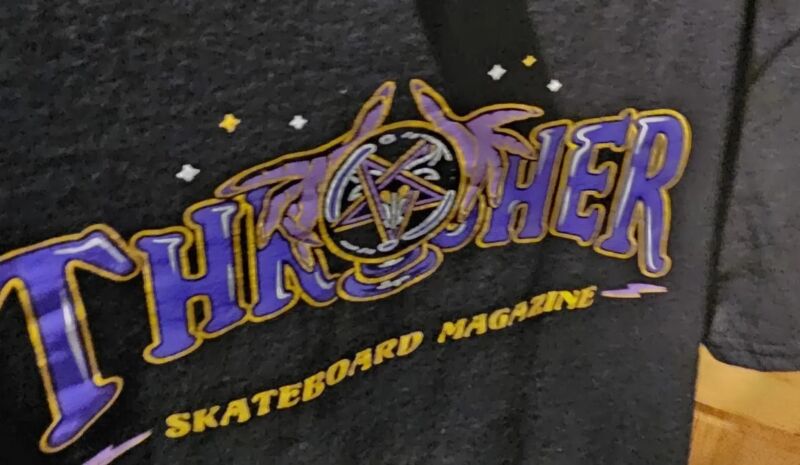 Skate Board T Shirt Thrasher Magazine Authentic Vintage
