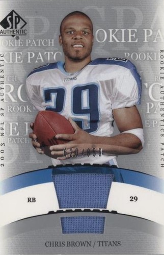 2003 SP Authentic Chris Brown #257