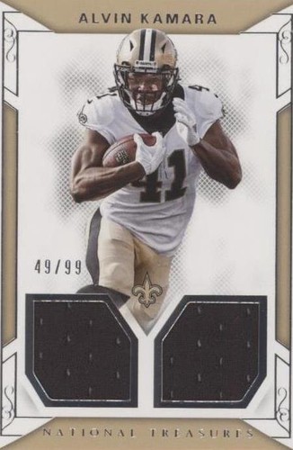 2017 Panini National Treasures Alvin Kamara #24