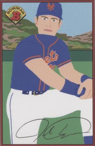 2021 Topps 1989 Bowman X Keith Shore - Jacob deGrom #34