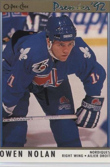 1991-92 O-Pee-Chee Premier - Owen Nolan #193