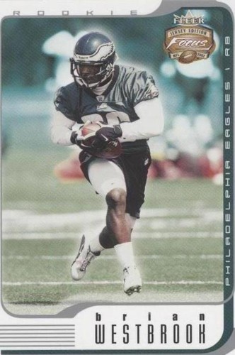 2002 Fleer Focus Jersey Edition Brian Westbrook #133