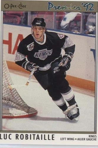 1991-92 O-Pee-Chee Premier - Luc Robitaille #34