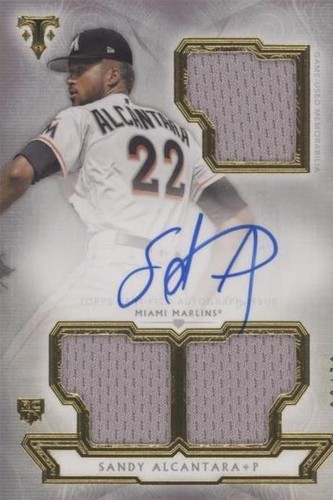 2018 Topps Triple Threads - Sandy Alcantara #RFPAR-SA