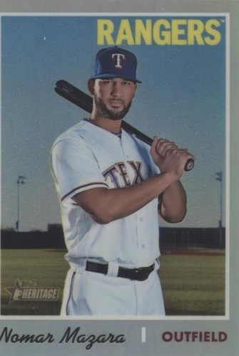 2019 Topps Heritage - Nomar Mazara #THC-462