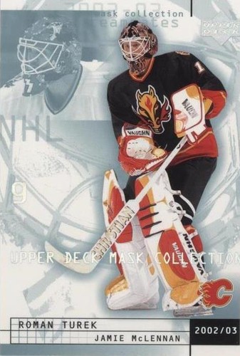 2002-03 Upper Deck Mask Collection - Jamie Mclennan Roman Turek #13