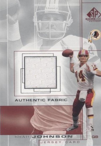 2001 SP Game Used Edition Brad Johnson #BJ