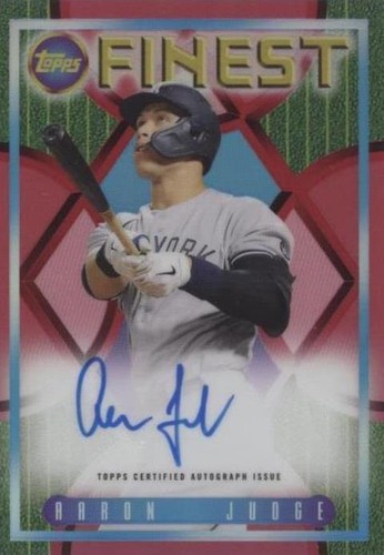 2022 Topps Finest Flashbacks - Aaron Judge #95FA-AJ